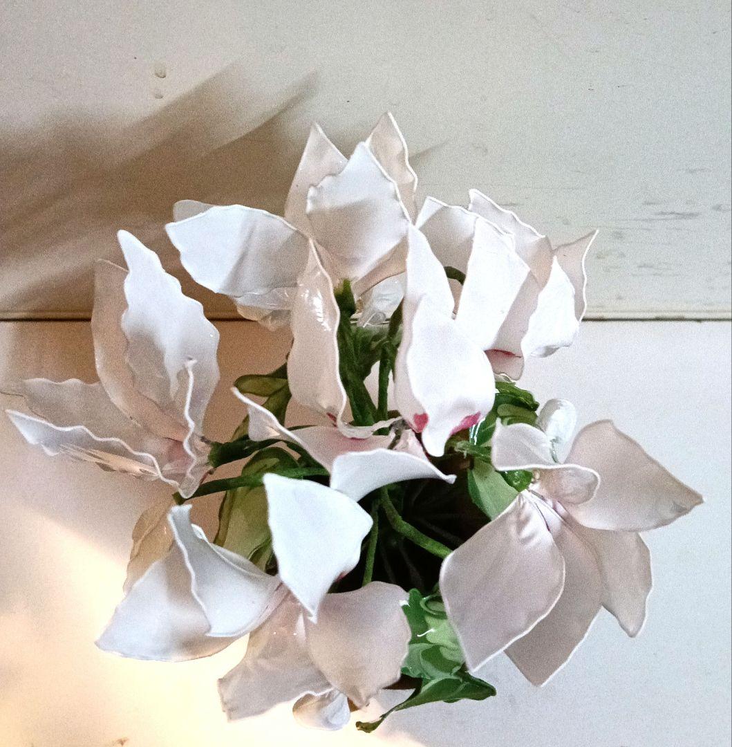 アメリカンフラワー　ディップフラワー　シクラメン　冬