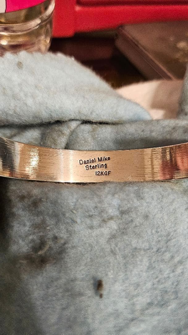 K2 ダニエル・マイク スターリングシルバー12Kコンビバングル