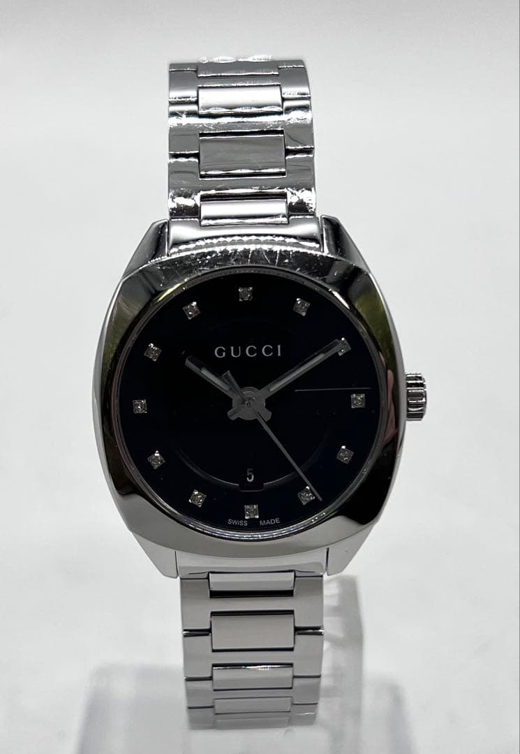 GUCCI グッチ GG2570 時計 YA142404 12P ダイヤ 稼働品