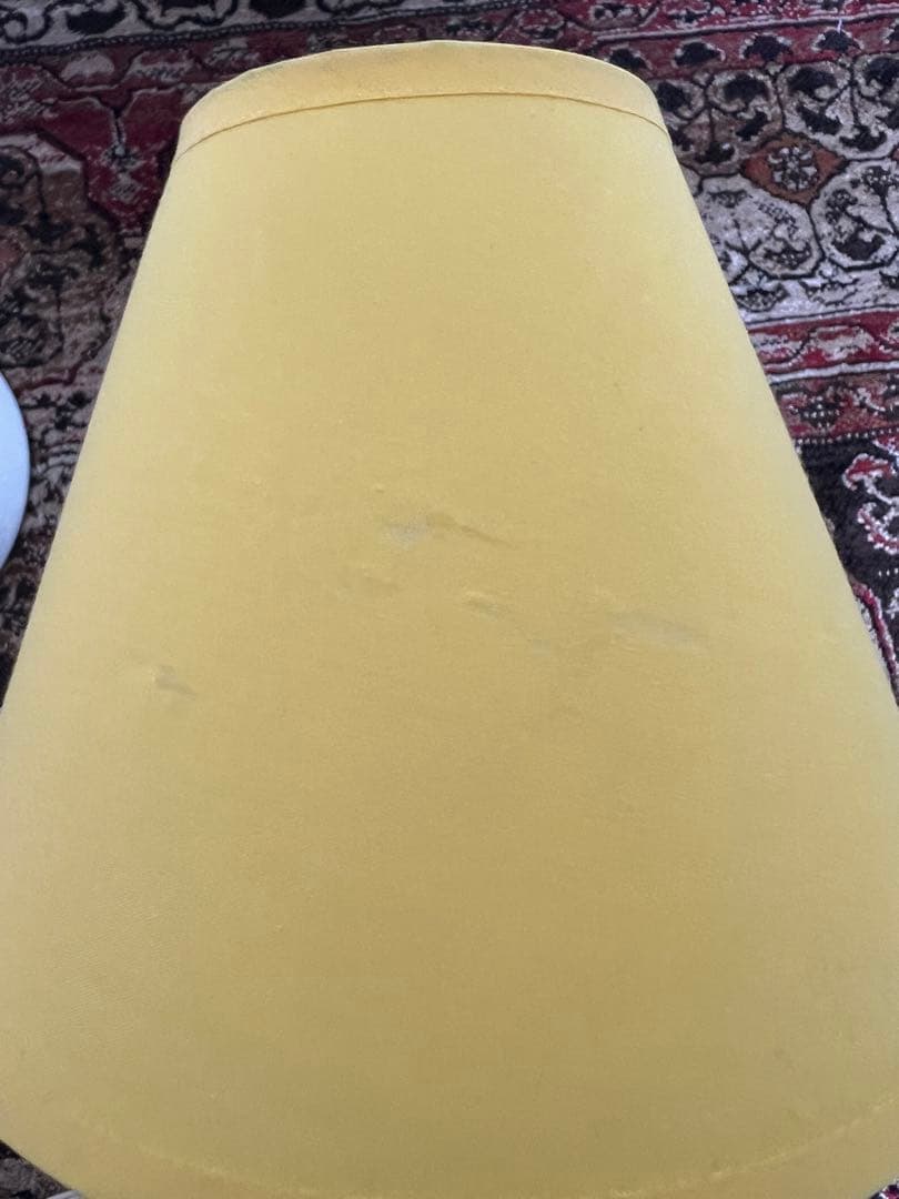 ウェーブ　ミッドセンチュリー　フロアランプ　ポストモダン　イエロー