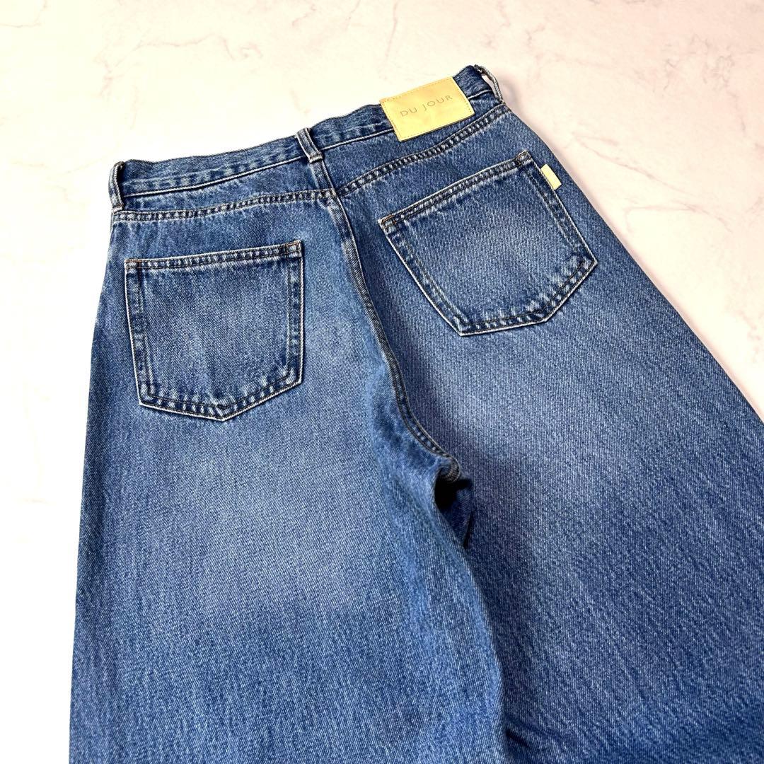 Cica✩.*美品 DU JOUR デニム バレルレッグデニムカーブデニム