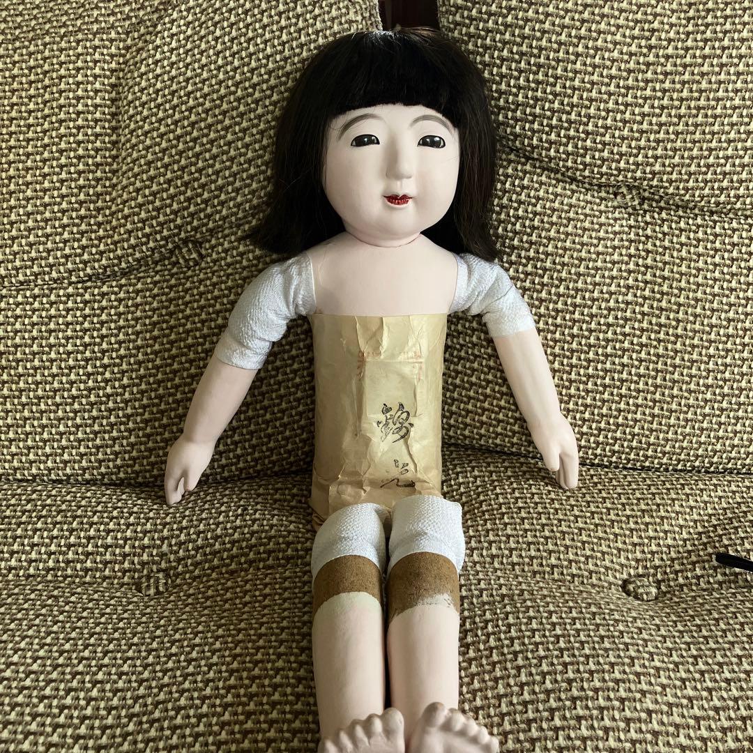 市松人形　62㌢　18号　錦光　昭和初期