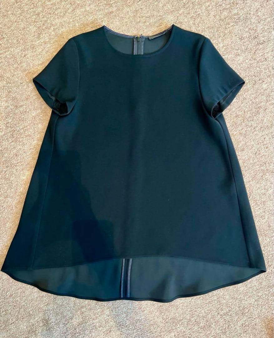 YOKO CHAN ヨーコチャン ブラック 半袖シャツ　トップス　38 黒