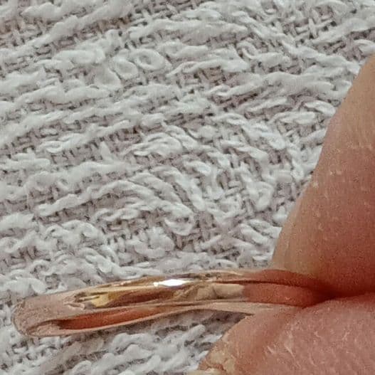 ビジュソフィア　結　ピンクゴールド10ｋリング