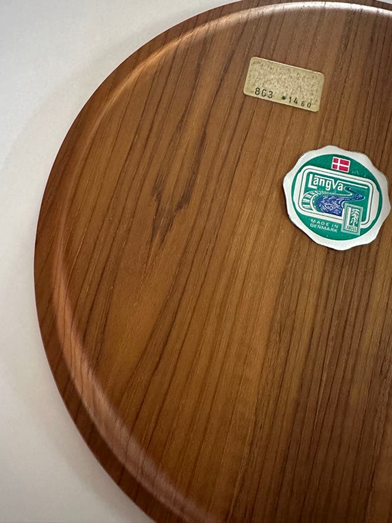 北欧vintage Langva 木製プレート 2枚セット