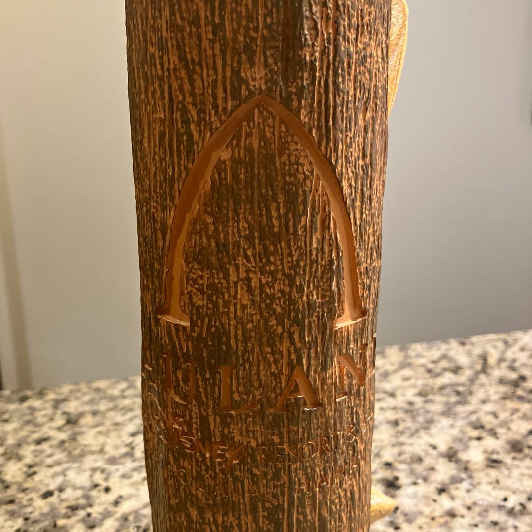 【新品】アウラニディズニー　ダッフィー リーナベル オルメル　木彫り置物