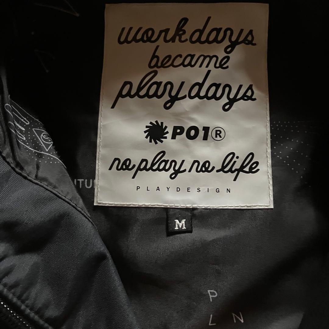 未使用　P01 プレイデザイン　スノボウェア　ジャケット　メンズ アウター　M