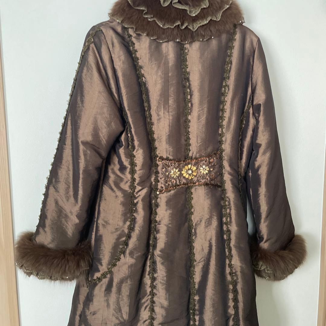 kazuchan　スーパービューティー　ブルーフォックスダウンコート