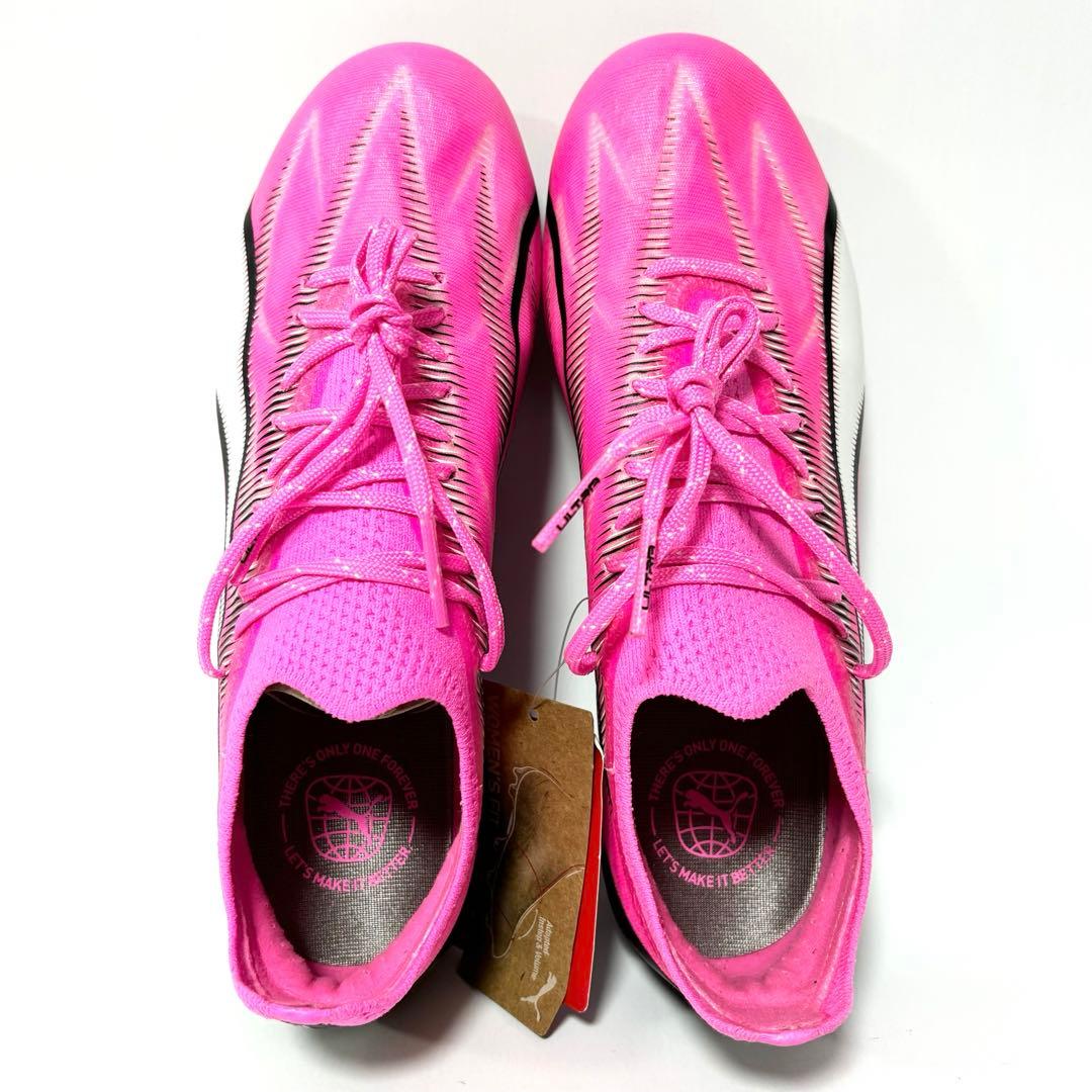 新品 プーマ W ウルトラ アルティメット FG/AG ポイズンピンク 23.0