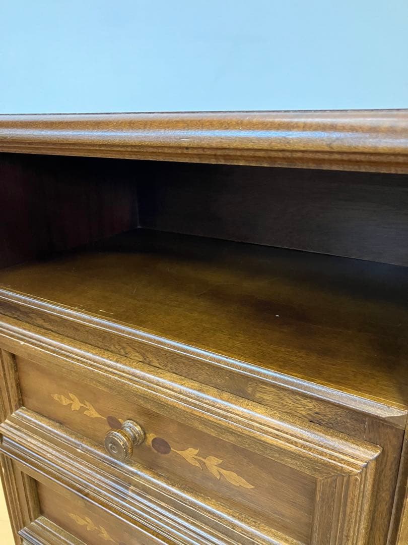 イタリア　象嵌　チェスト　電話台　サイドチェスト