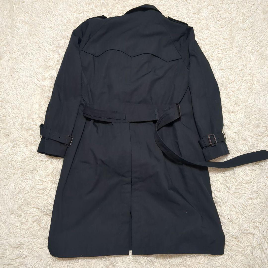 新品　fred perry トレンチコート　ネイビー　チェック　XS