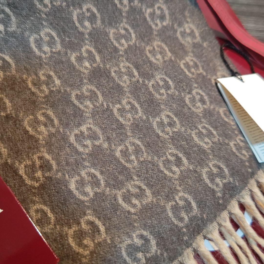 ❤新品箱袋付き❤GUCCI マフラーショール ストール❤最高級カシミア❤