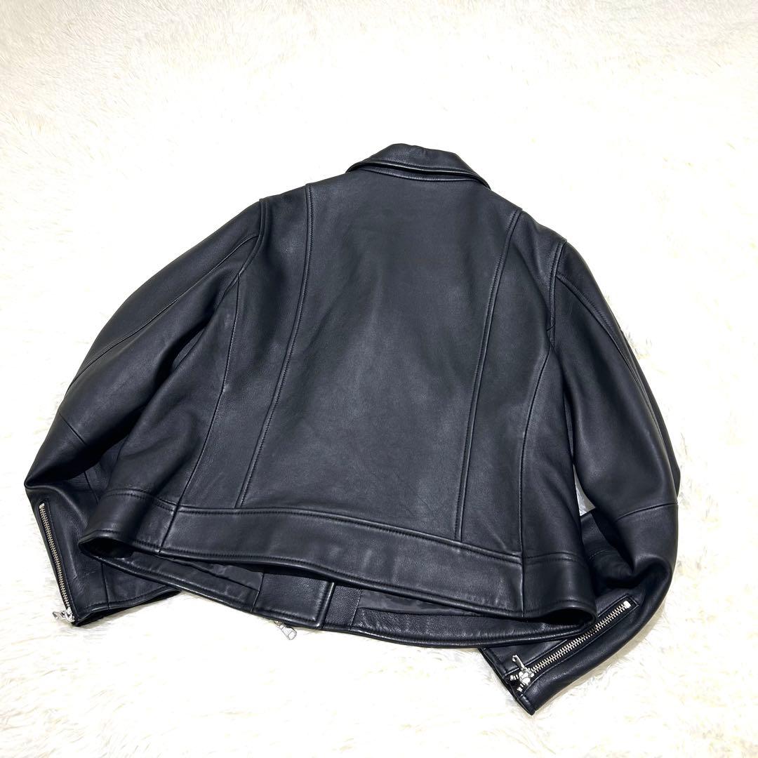 極美品✨ユナイテッドアローズ ダブルライダース ラムレザー ジャケット 3L