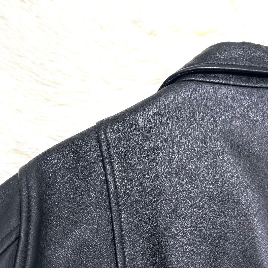 極美品✨ユナイテッドアローズ ダブルライダース ラムレザー ジャケット 3L