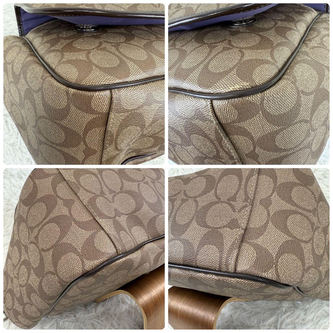 専用 極美品 | コーチ ショルダーバッグ マザーズバッグ F18373