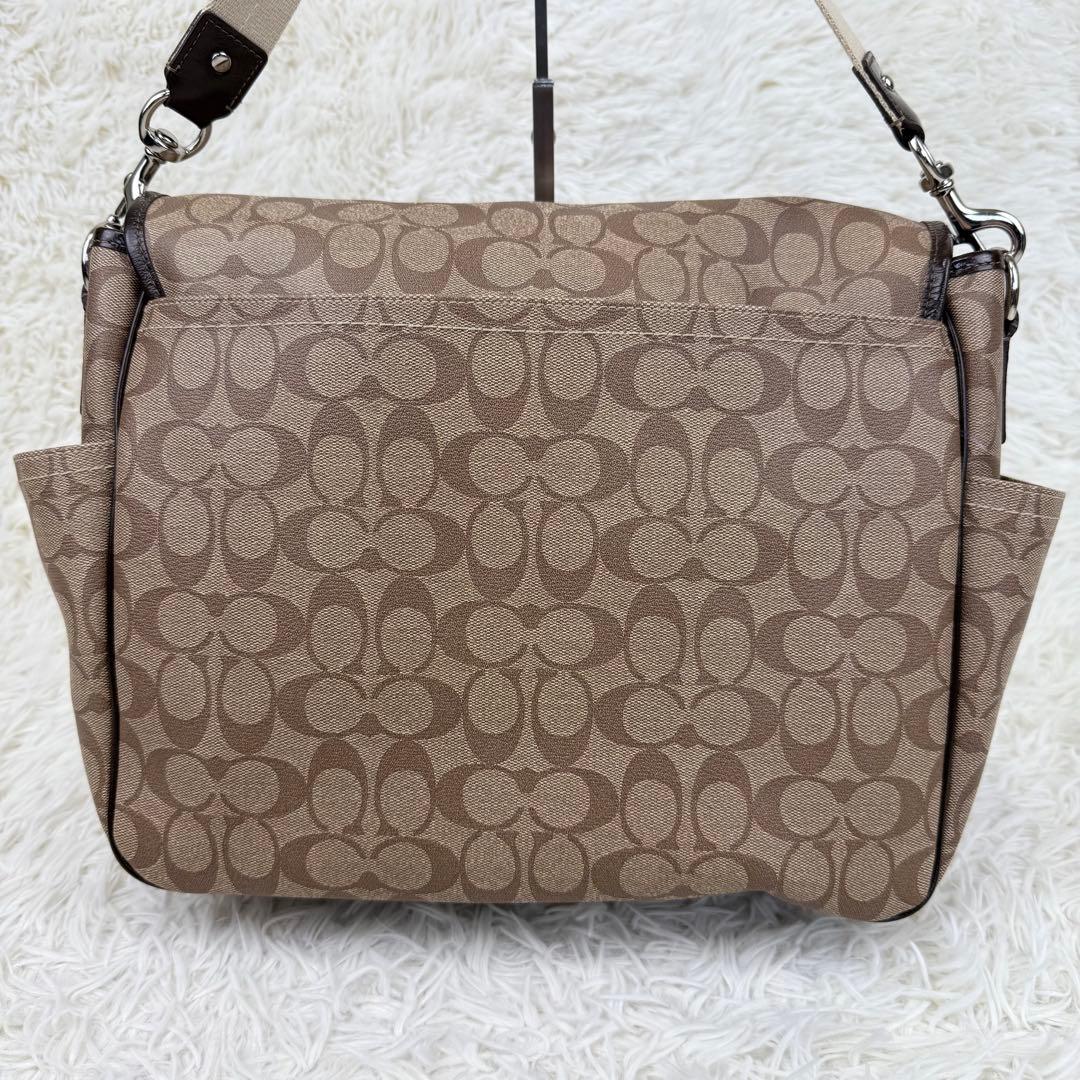 専用 極美品 | コーチ ショルダーバッグ マザーズバッグ F18373