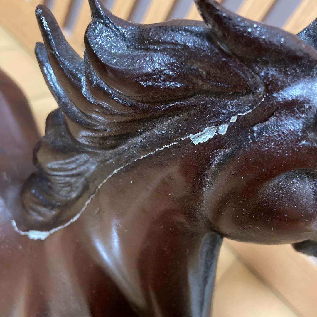 馬の置物　アンティーク　骨董品　昭和レトロ