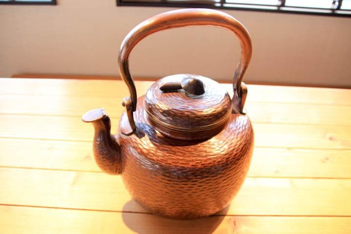 湯沸　やかん　ケトル　レア　レトロ　希少　アンティーク　銅製？　銅製
