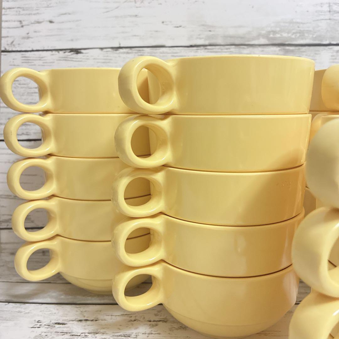 メラミン 柄付 スープカップ C18 国際化工（マルケイ）24個 ①