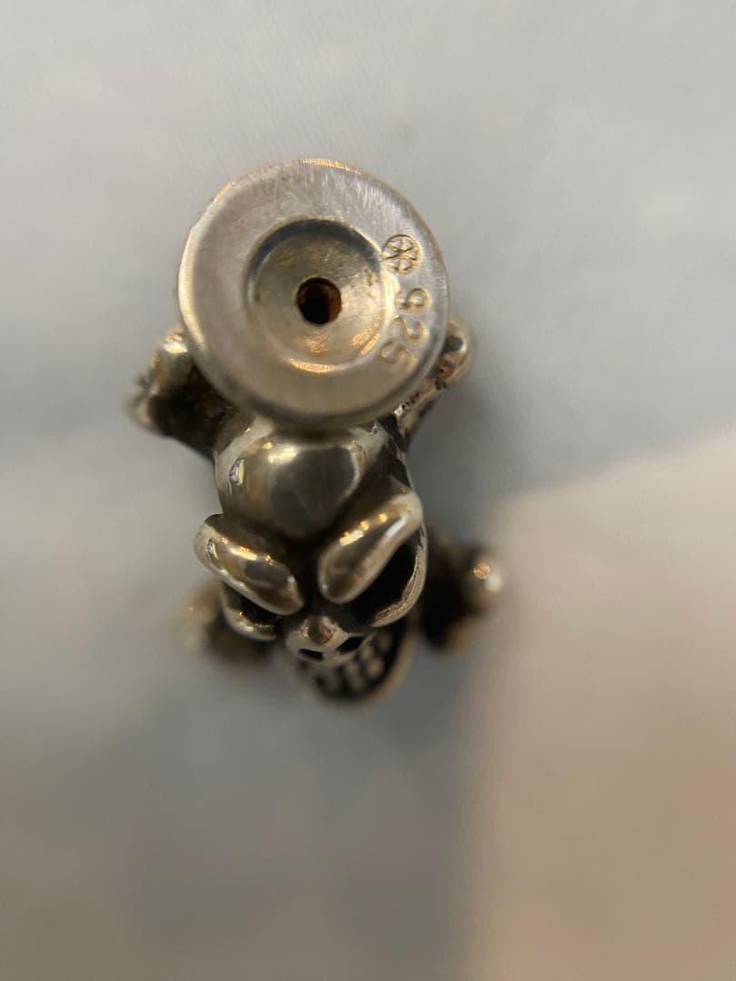 ビルウォールレザー　スカル、Cクロスピアス　2点セットで