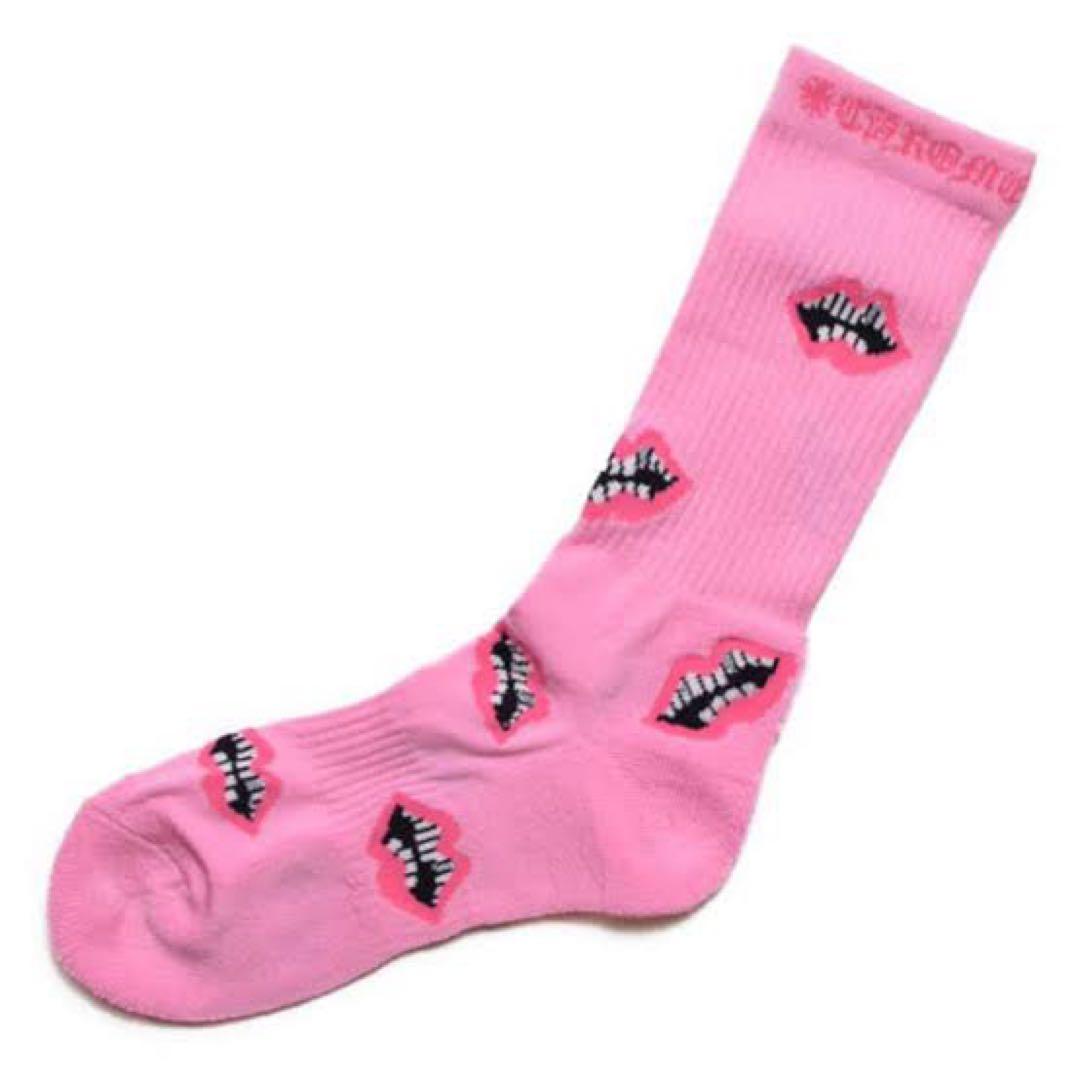 CHROME HEARTS CHOMPER SOCKS 3足セットのピンクのみ