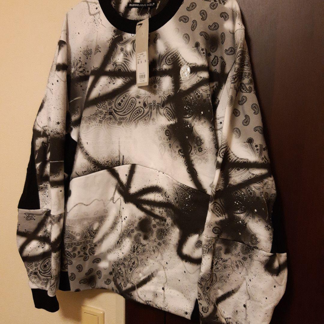 新品2024モデル　ラッセルノ　Russeluno　クールネック裏起⽑スウェット