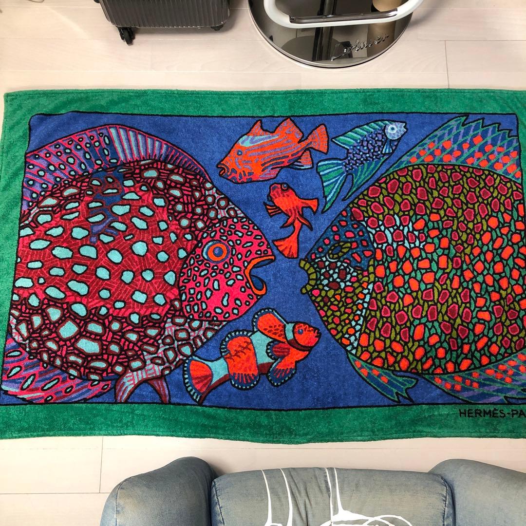 エルメス　ビーチタオル