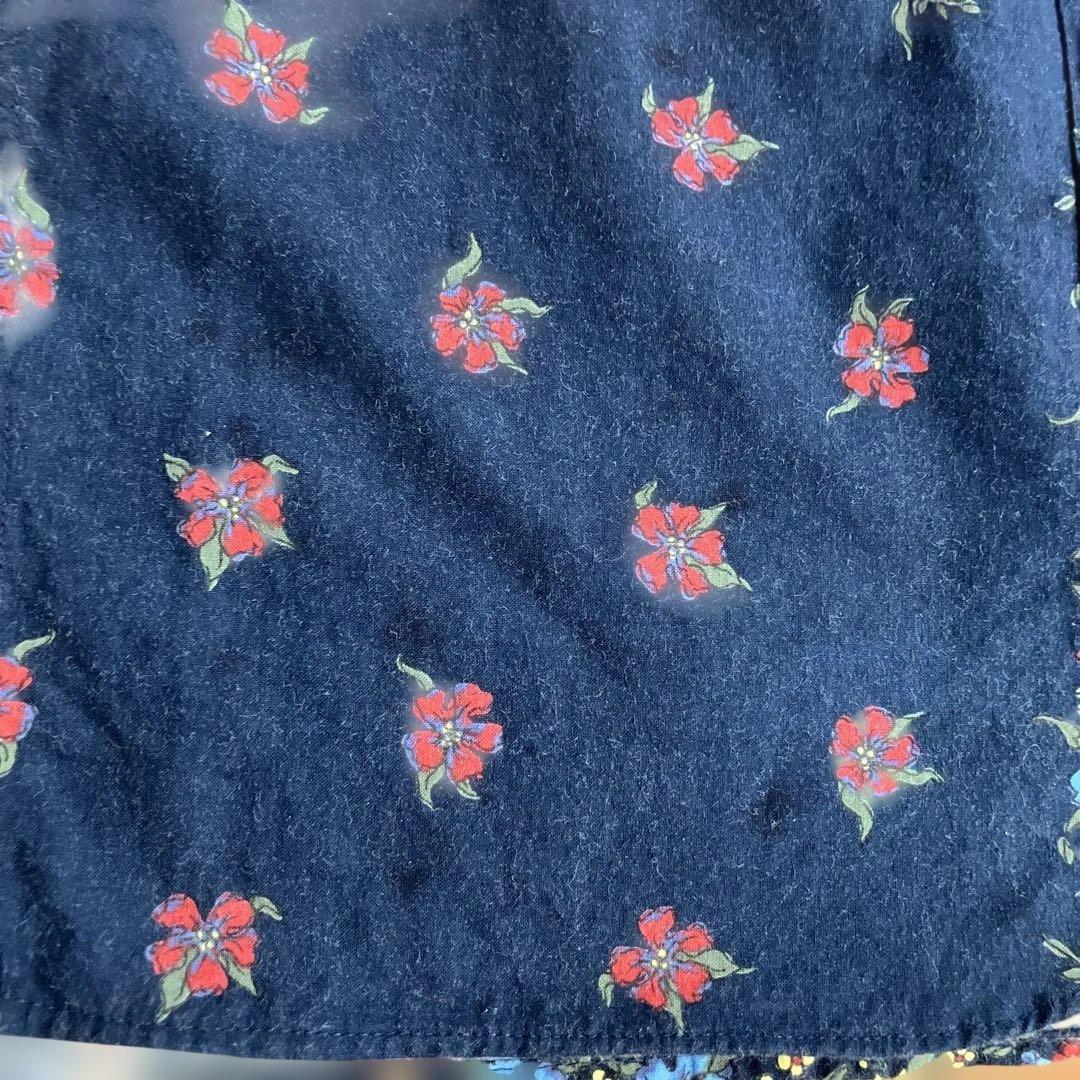 BRU NA BOINNEブルーナボイン　花柄スタンドカラーシャツ