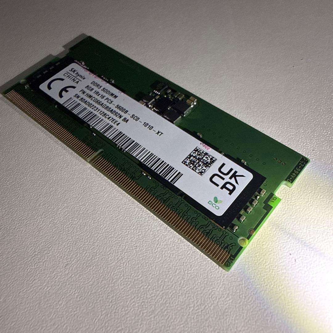 h*o様 SK hynix メモリDDR5-5600 SODIMM 8GB×2(