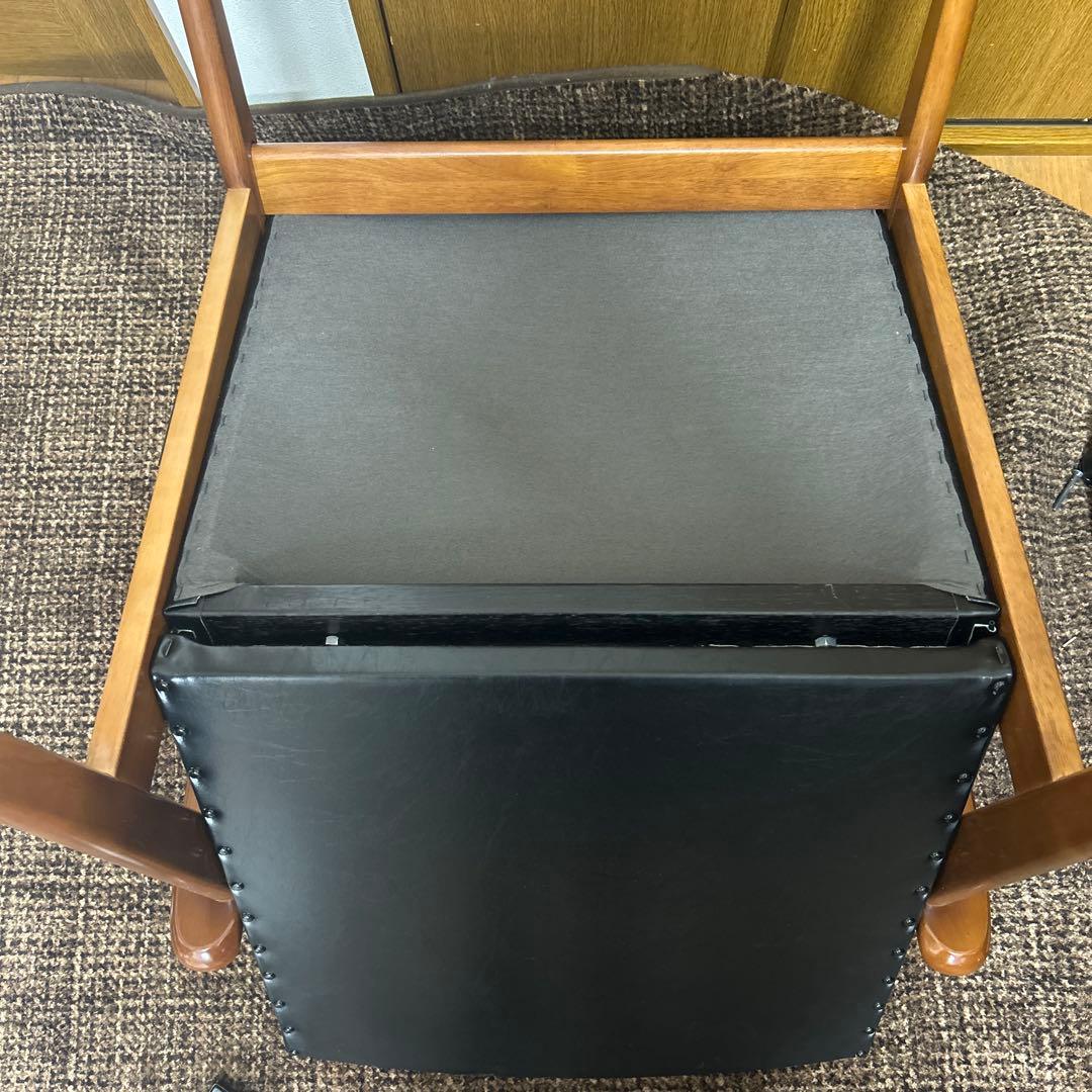 最終価格 カリモク60 Kチェア 1シーター ブラック スペアパーツ付き