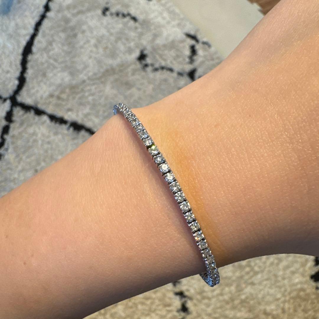 【アジザ】K18 WG 2.00ct ホワイトゴールド ダイヤモンド