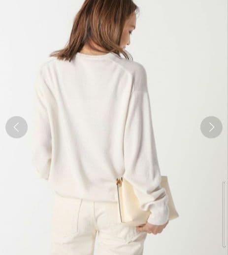 【美品】Basic Cashmere クルーネックプルオーバー