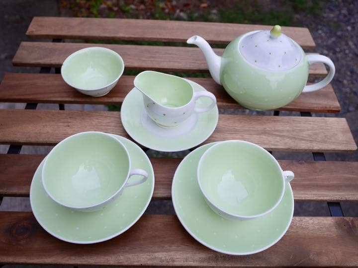 スージークーパー ＂レイズドスポット＂ ティーセット