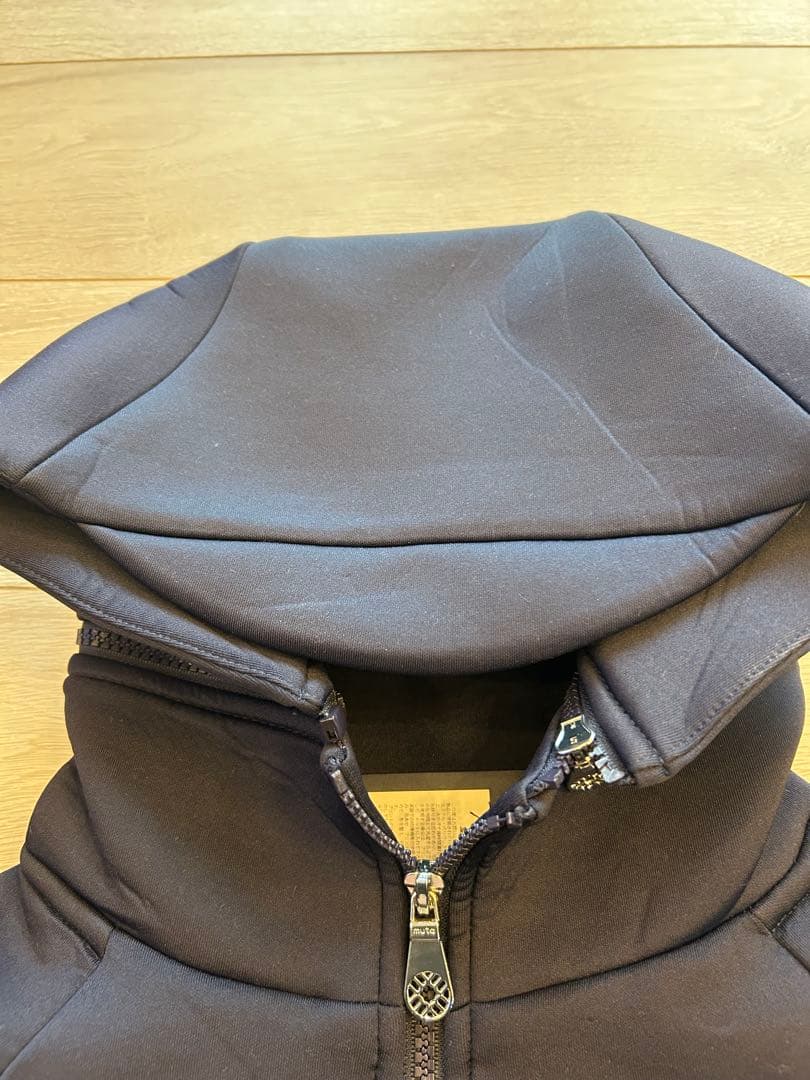 めちゃかわいい♡スウェットセットアップフード付き　刺繍　ネイビー　S