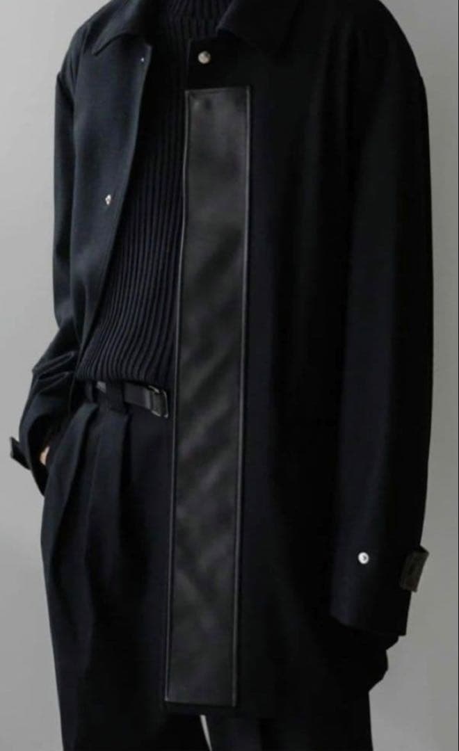 【値下げ可】stein LEATHER FLY FRONT LONGJACKET
