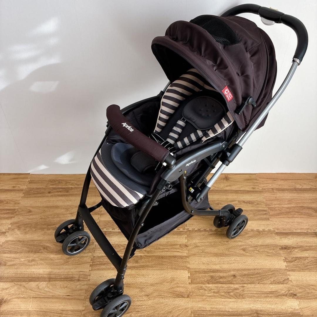 【良品】アップリカ　ラクーナデュアル　ベビーカー　AB型　両対面式　清掃済み