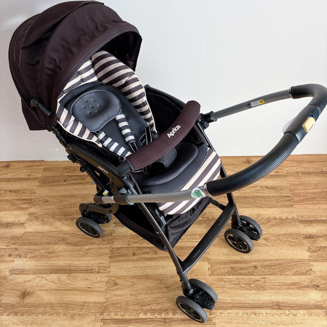 【良品】アップリカ　ラクーナデュアル　ベビーカー　AB型　両対面式　清掃済み