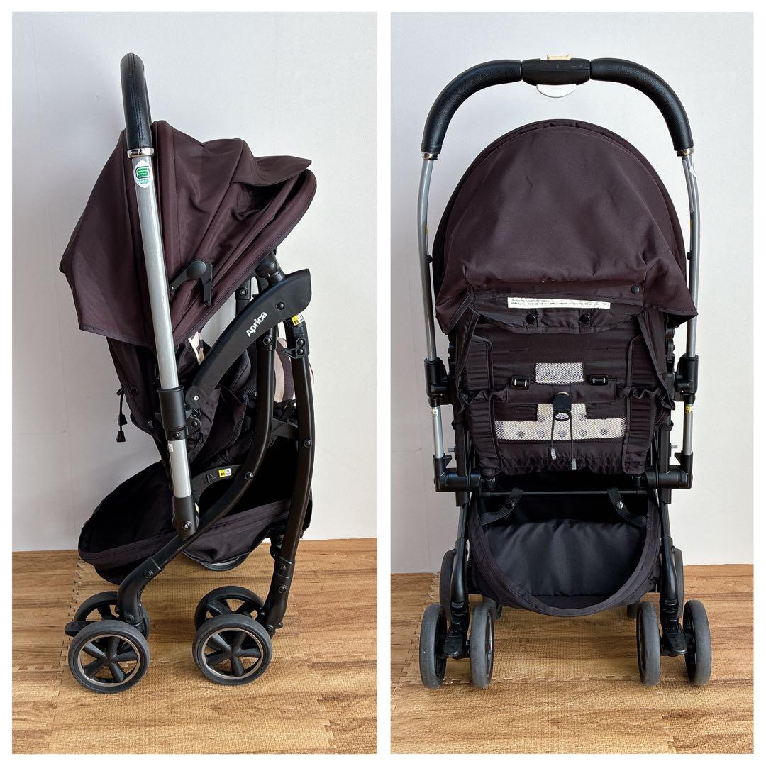 【良品】アップリカ　ラクーナデュアル　ベビーカー　AB型　両対面式　清掃済み