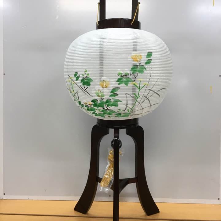 本場岐阜大内行灯（天然木、絹張）