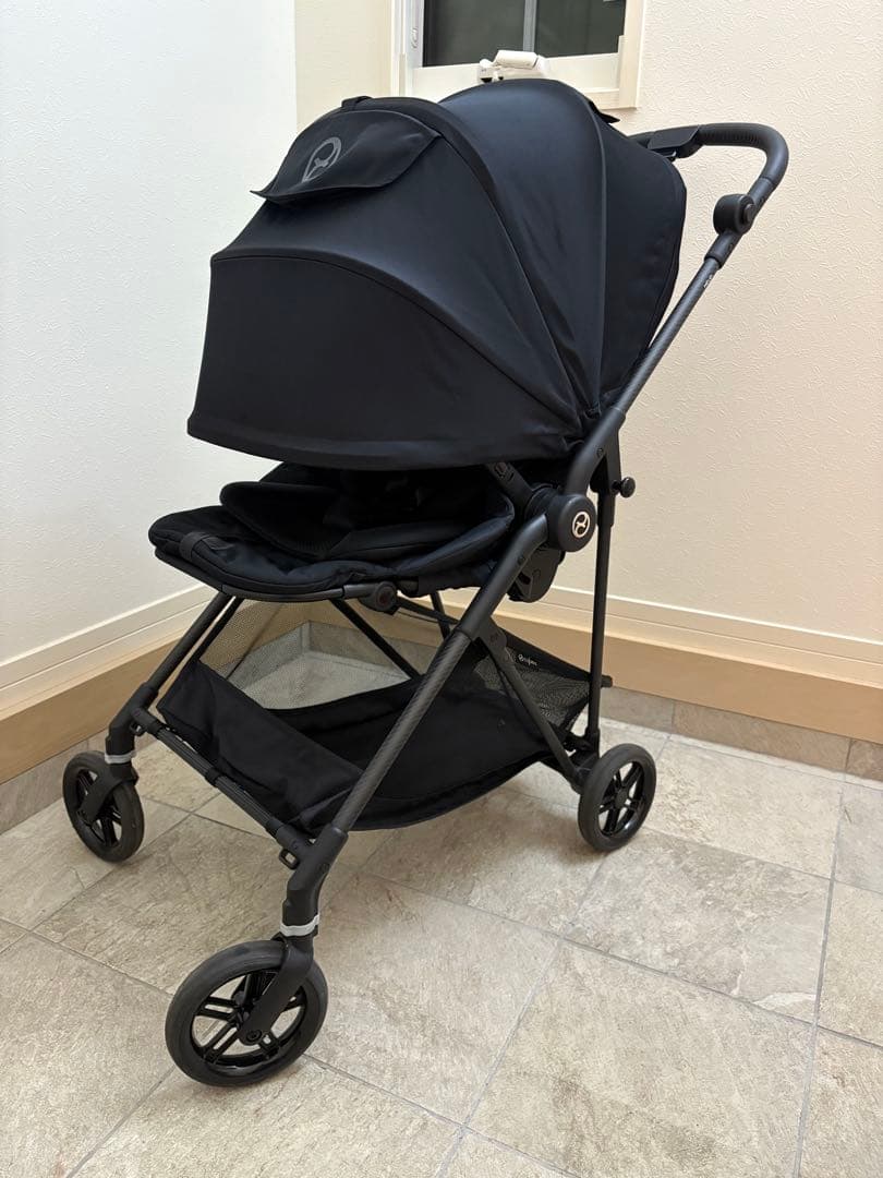 サイベックスメリオカーボン2023ブラック ドリンクホルダー・バギーフック付