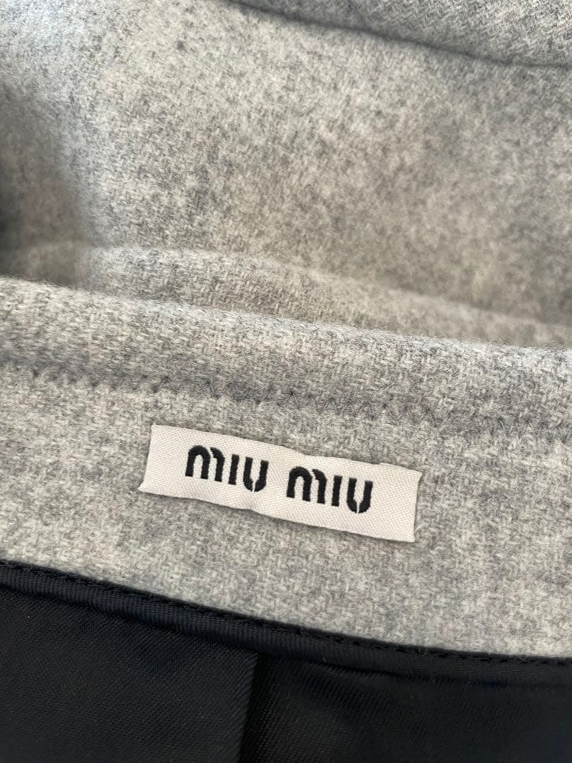 お値下げ❣️ミュウミュウコート.着用1回のみ超美品⭐️⭐️