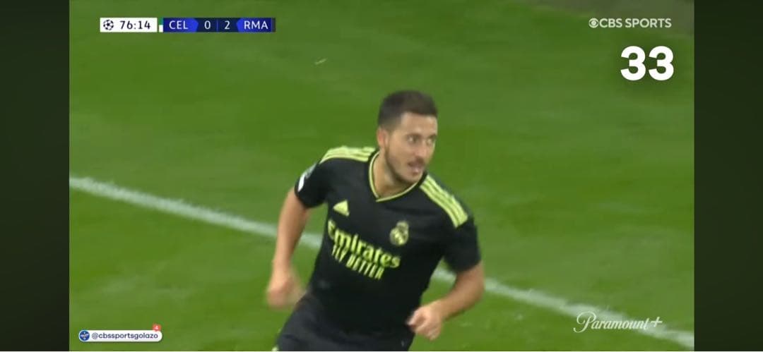 【レア新品】レアル・マドリード3rdアザール7番(タグ付・正規品)