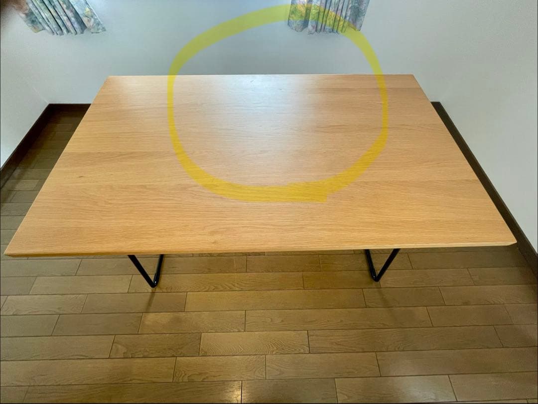 【無印良品】MUJI 折りたたみダイニングテーブル 120cm