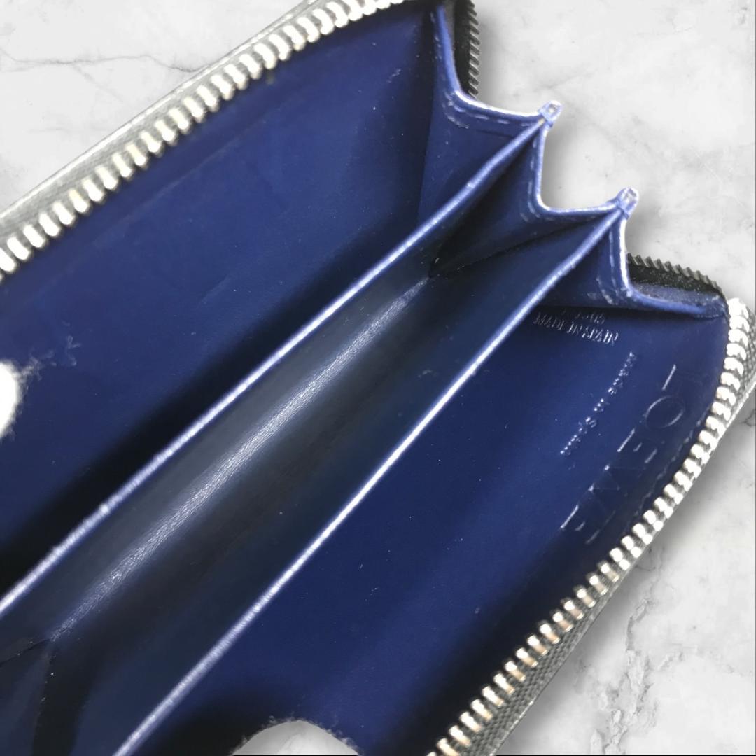 ロエベ LOEWE アナグラム ケース コンパクトウォレット レザー 箱