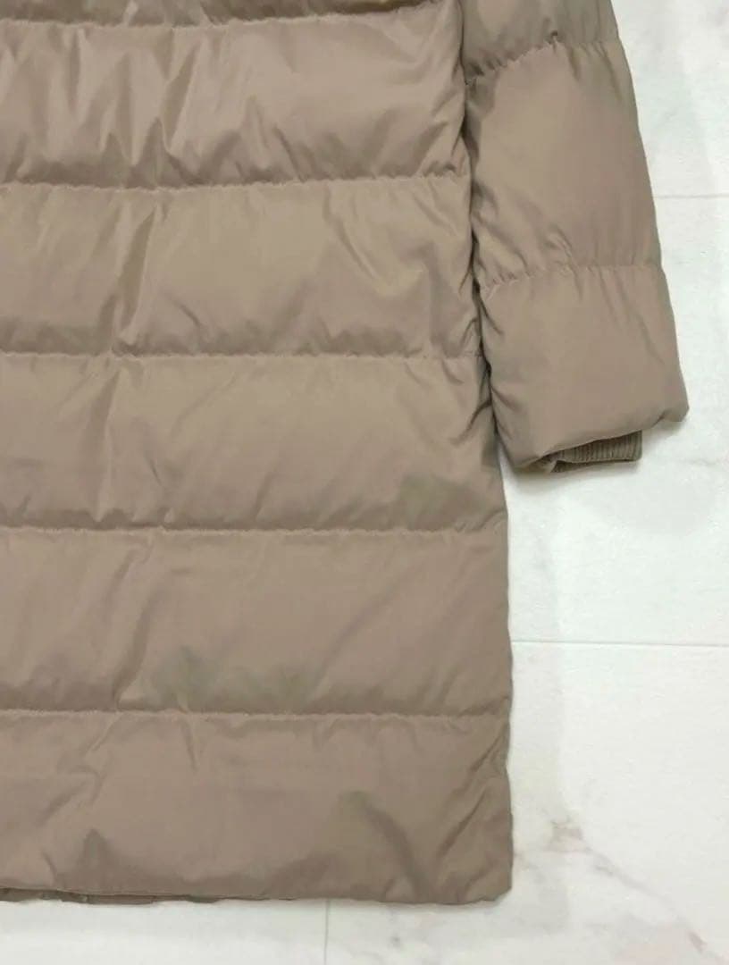 ☆極美品☆アーバンリサーチ定価33,000円ラビットフードストレッチロングダウン