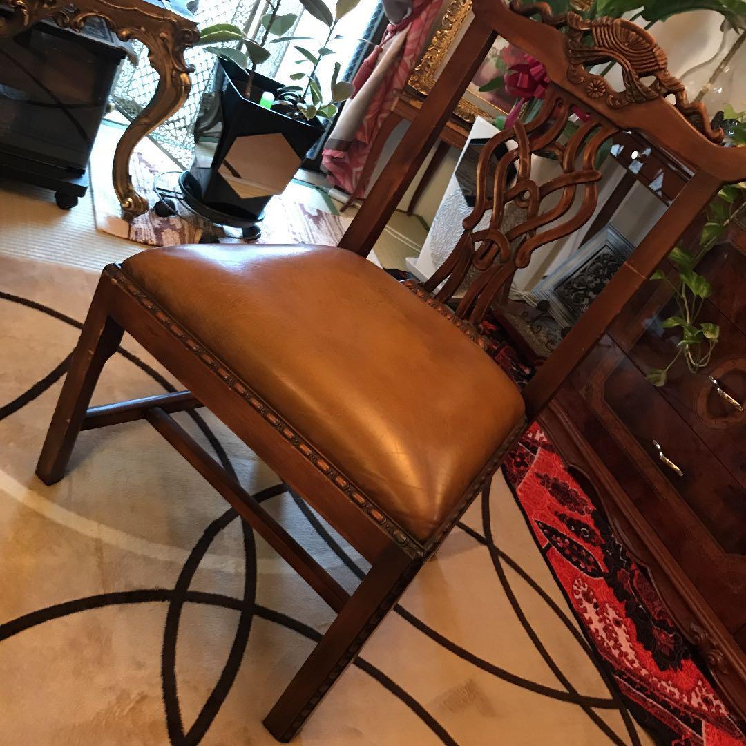 vintage レザーチェア