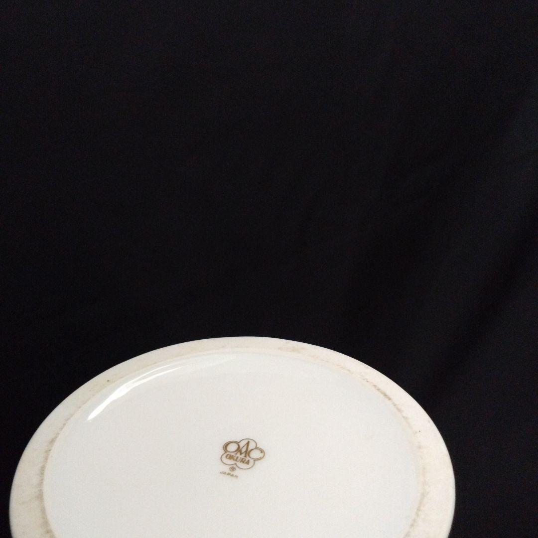 大倉陶園 金蝕バラ 花生 花器 28cm OKURA