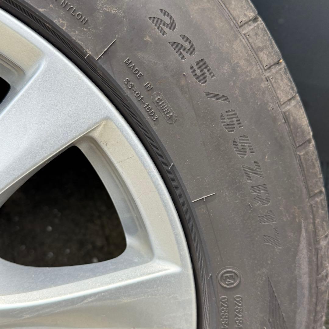 マツダ 純正17インチホイールとタイヤ225/55ZR17 4本セット