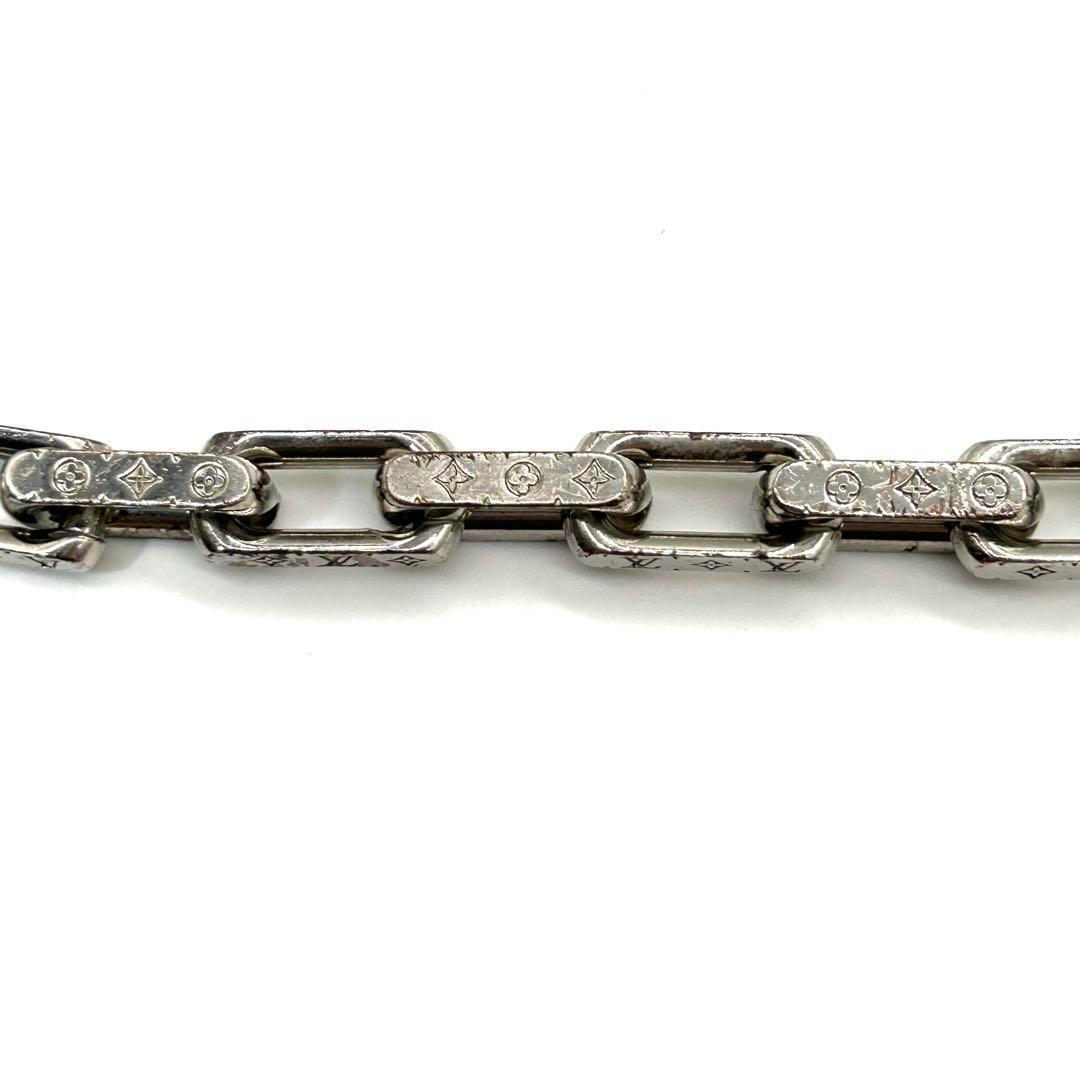 ルイヴィトン　LOUIS VUITTON　ブレスレット　モノグラム　チェーン