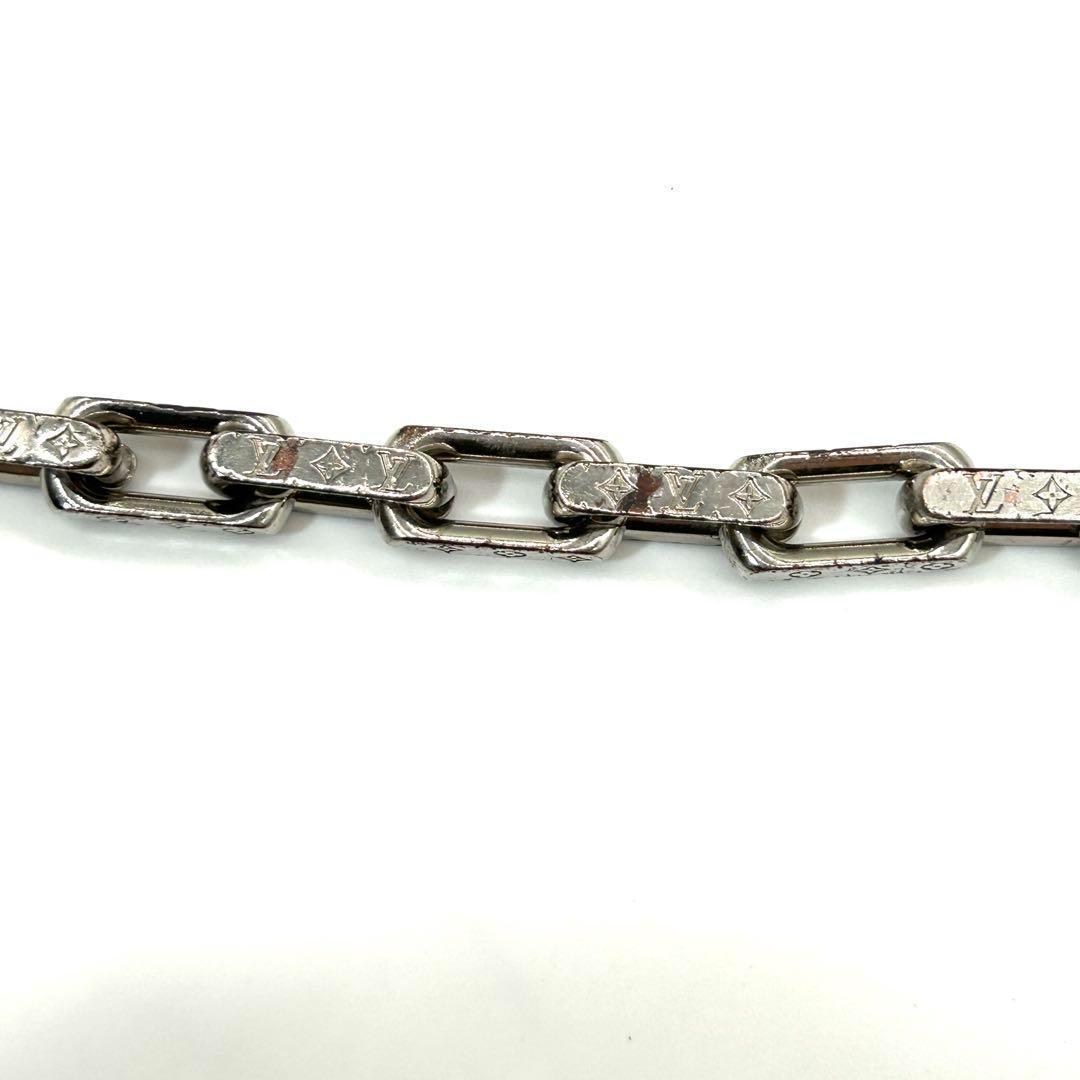 ルイヴィトン　LOUIS VUITTON　ブレスレット　モノグラム　チェーン